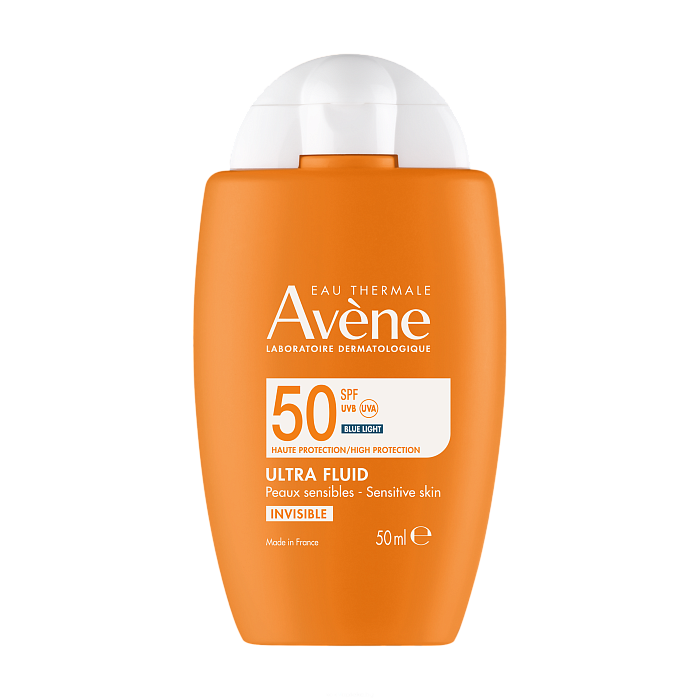 AVENE Ультралегкий солнцезащитный невидимый флюид для лица SPF 50 50 мл