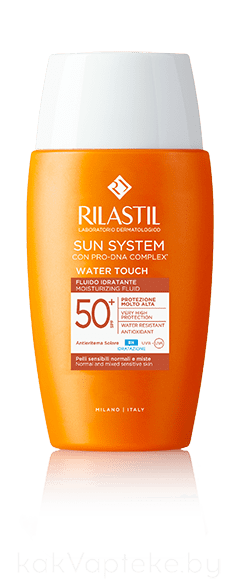 Rilastil Sun System Water Touch Солнцезащитный увлажняющий флюид SPF 50+ 50 мл