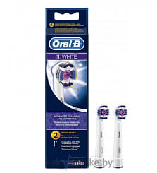 Oral-B Сменная насадка для электрической зубной щетки (3D White), 2 шт