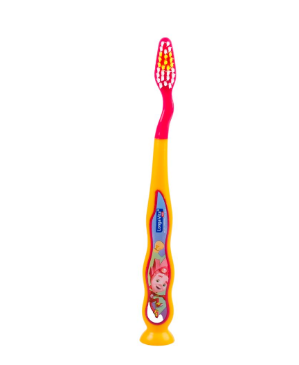 Longa Vita kids ФИКСИКИ детская зубная щетка для детей от 3х лет арт S-205