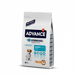 Advance Puppy Mini корм для щенков мелких пород и беременных собак,3 кг