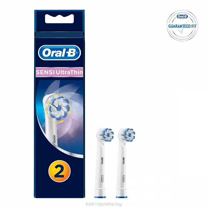 Oral-B Сменная насадка для электрической зубной щетки SESI Ultra Thin, 2 шт