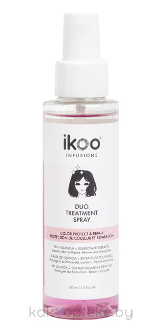 IKOO infusions Спрей для волос двойной уход «Восстановление и защита цвета» 100 мл