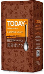 TODAY Espirito Santo Натуральный жареный молотый кофе (100% Арабика. Сорт премиум средней обжарки) 250 гр