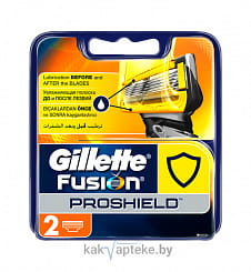 Gillette Fusion ProShield Сменные кассеты для бритвы, 2 шт