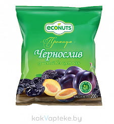 Econuts Чернослив сушеный 2 сорт, 200 гр