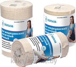 Бинт медицинский эластичный вязаный 3,0 м х 100 мм
