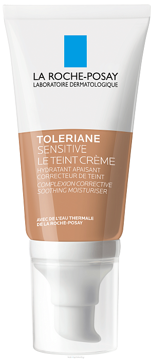 La Roche-Posay Toleriane Sensitive Le Teint 
Крем для чувствительной кожи тонирующий увлажняющий, тон натуральный (medium) 50 мл
