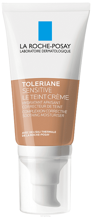 La Roche-Posay Toleriane Sensitive Le Teint 
Крем для чувствительной кожи тонирующий увлажняющий, тон натуральный (medium) 50 мл