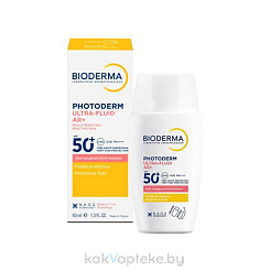Bioderma Флюид солнцезащитный для чувствительной кожи\Photoderm Ultra-fluid AR+ SPF50+  30 мл