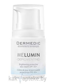 Dermedic MELUMIN Крем  дневной защитный осветляющий SPF50+ 55г