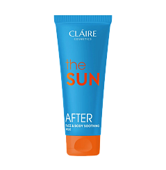 CLAIRE COSMETICS THE SUN Успокаивающее молочко для лица и тела после загара, 200 мл