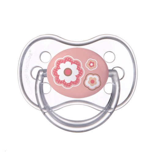 Сanpol babies Пустышка-соска силикон.кругл.(1шт.блистр)"Newborn Baby" 0-6м.,с колп., арт.22/562_cap