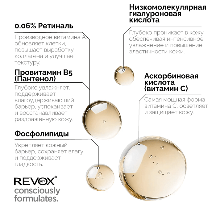 REVOX B77 Антивозрастная сыворотка для лица JUST RETINAL, 30 мл