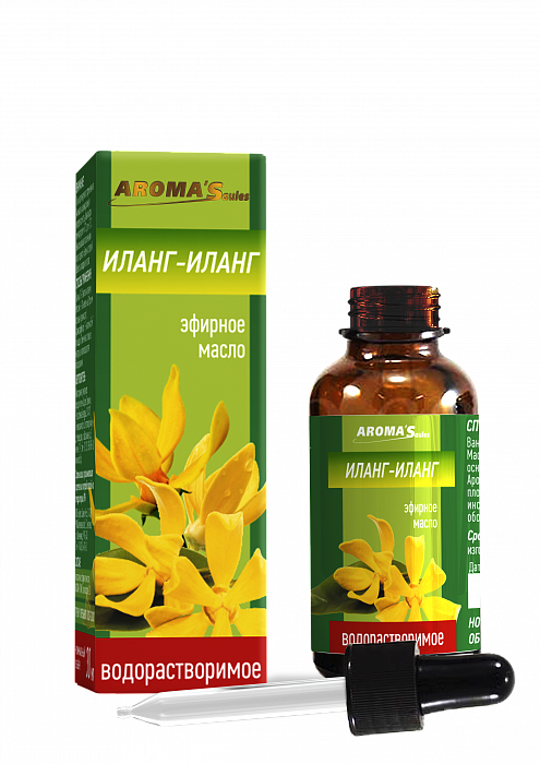AROMA’Saules Масло эфирное водорастворимое "Иланг-иланг",30 мл