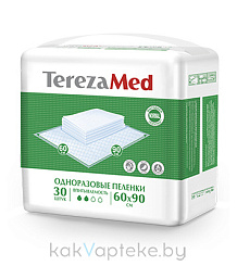 TerezaMed Пеленки одноразовые впитывающие Normal 60x90, 30 шт