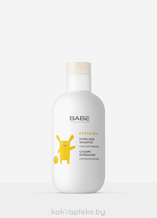 "LABORATORIOS BABE" Шампунь детский экстрамягкий / PEDIATRIC EXTRA MILD SHAMPOO 200 мл