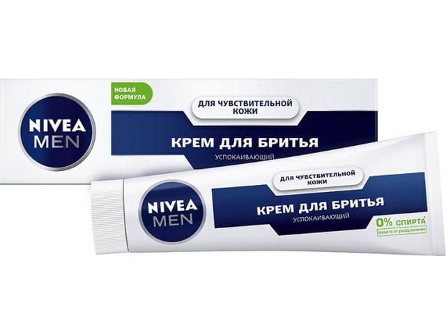NIVEA Men Крем для бритья для чувствительной кожи "Успокаивающий", 100 мл