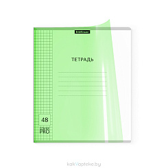 ErichKrause Тетрадь 48л  Классика CoverPrо Neon, зеленый,кл. 56390