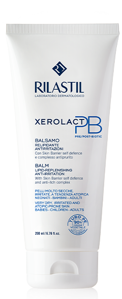 Rilastil XEROLACT PB Бальзам липидовосстанавливающий для лица и тела против раздражения, 200 мл