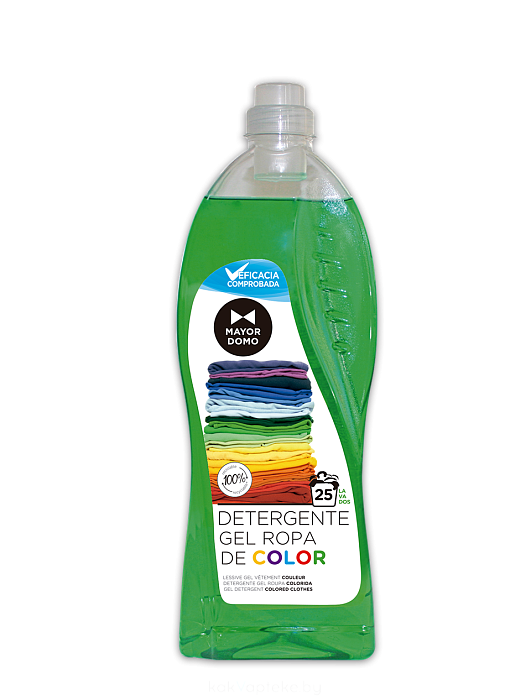 MAYORDOMO Гель для стирки цветного белья / GEL DETERGENT COLORED CLOTHES, 1500мл