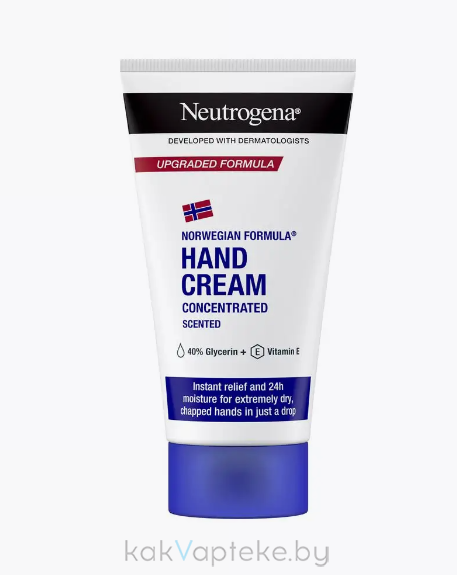 Neutrogena Крем для рук концентрированный Норвежская Формула парфюмированный 75мл