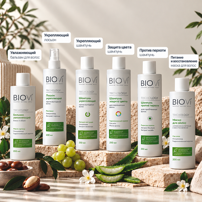 BIOVI Trichology Шампунь против перхоти для проблемных волос 250 мл