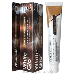 White Glo зубная паста отбеливающая Coffee & tea drinkers formula для любителей кофе и чая 100 г