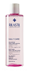 Rilastil DAILY CARE Успокаивающая мицеллярная вода для снятия макияжа с лица и глаз для чувствительной и склонной к аллергии кожи, 250 мл