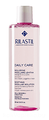 Rilastil DAILY CARE Успокаивающая мицеллярная вода для снятия макияжа с лица и глаз для чувствительной и склонной к аллергии кожи, 250 мл