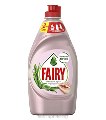 FAIRY Средство для мытья посуды Нежные руки Аромат Розового Жасмина и Алоэ Вера, 450мл