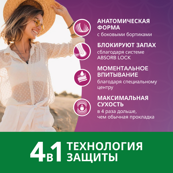 Depend Super Прокладки впитывающие для женщин (при недержании), 8 шт
