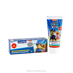 Longa Vita Детская проф.зубная паста Paw Patrol со вкусом Тутти-Фрутти, д/детей от 3-х лет, 75 г