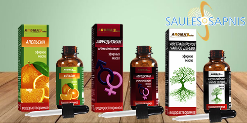Натуральные водорастворимые ароматические масла AROMA’Saules уже в каталоге!
