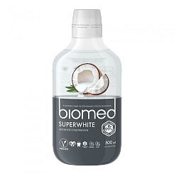 BIOMED Комплексный ополаскиватель для полости рта SUPER WHITE 500 мл