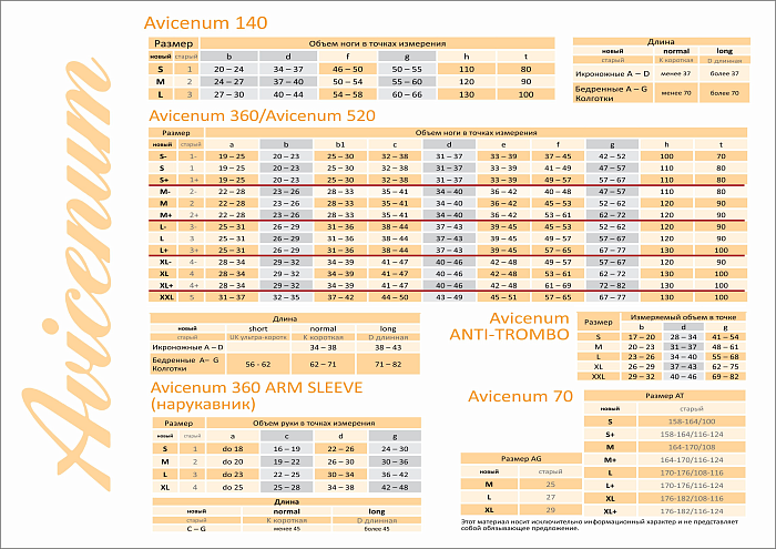 Рукав от лимфатических отеков верхних конечностей AVICENUM/АВИЦЕНУМ 360 (без перчатки) р-р XL normal цвет 8001 (II класс)