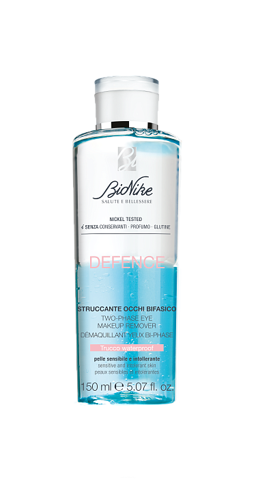 BioNike Двухфазная жидкость для снятия макияжа с глаз Defence Two-phase eye makeup remover, 150 мл