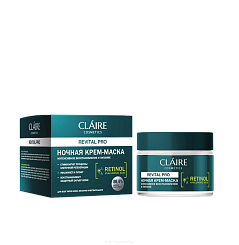 CLAIRE COSMETICS REVITAL PRO Ночная крем-маска интенсивное восстановление и питание, 50 мл