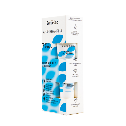 Selfielab AHA-BHA-PHA Крем-филлер для глаз,15 г