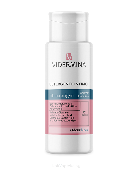 Vidermina intima origyn Гель для интимной гигиены с кислотным уровнем pH 300 мл