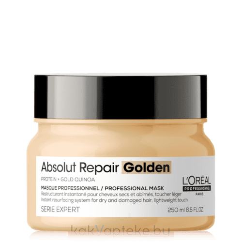 L'Oreal Professionnel Маска для интенсивного восстановления очень поврежденных волос "Absolut Repair Golden" гаммы "Serie Expert",250 мл