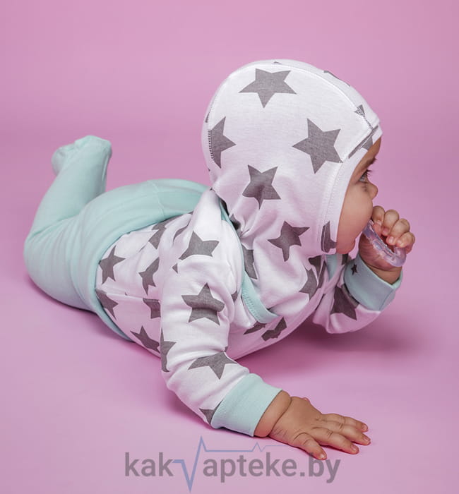 Happy Baby Шапочка-шлем детская, р-р 68 (в комплекте 2 шт), арт. 90012 boys