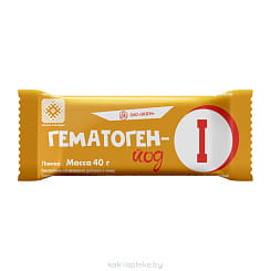 Гематоген-йод 40г