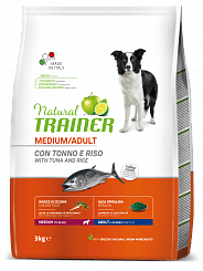 Natural Trainer Medium Adult сухой корм для взрослых собак средних пород, 3кг
