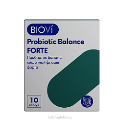 BioVi Пробиотик Баланс кишечной флоры форте, БАД капсулы №10