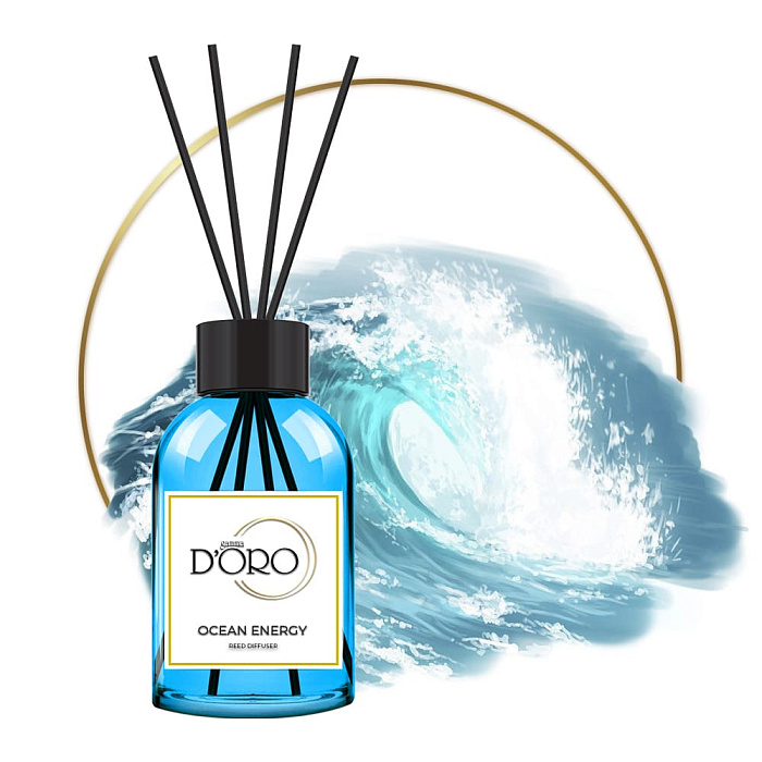 Gamma D'ORO Аромадиффузор для дома Энергия океана 55 мл OCEAN ENERGY
