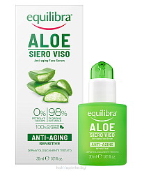 EQUILIBRA Алоэ Сыворотка для лица антивозрастная, 30 мл