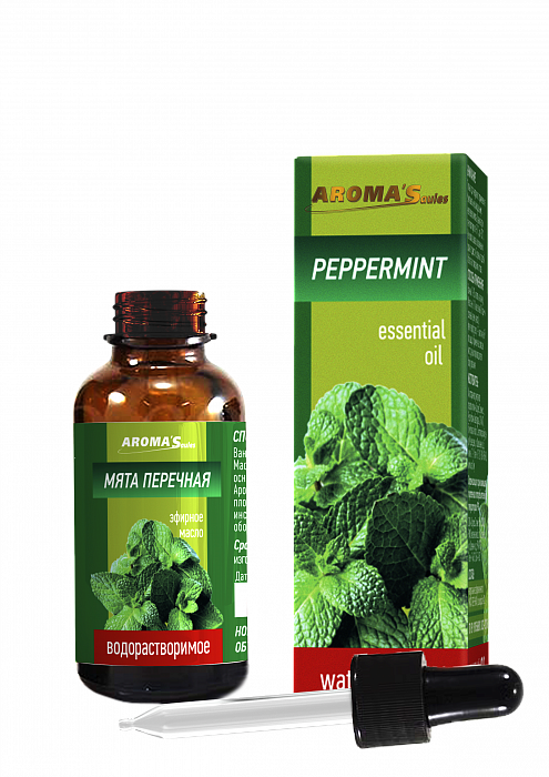 AROMA’Saules Масло эфирное водорастворимое "Мята перечная",30 мл