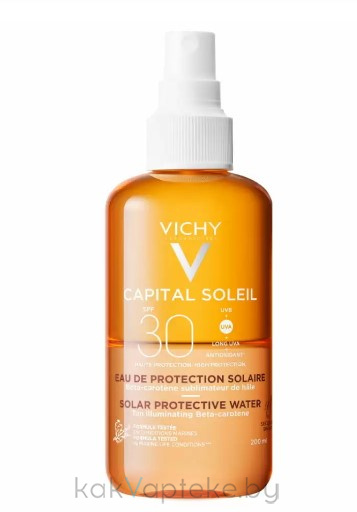 VICHY Capital Soleil Спрей солнцезащитный двухфазный "Активатор загара" SPF30 200мл