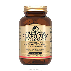 Solgar Флаво-цинк, БАД пастилки № 50